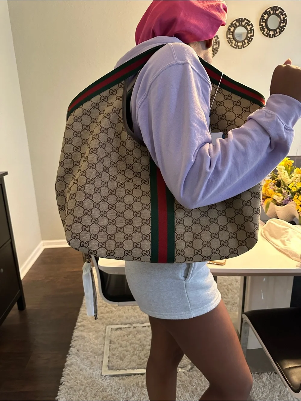 Gucci Giglio large tote bag